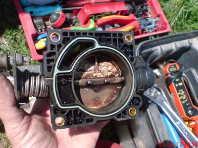 Klapka po vyčištění