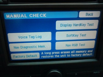 zobrazí sa toto: a klikni na NAV DIAGNOSTICS MEM